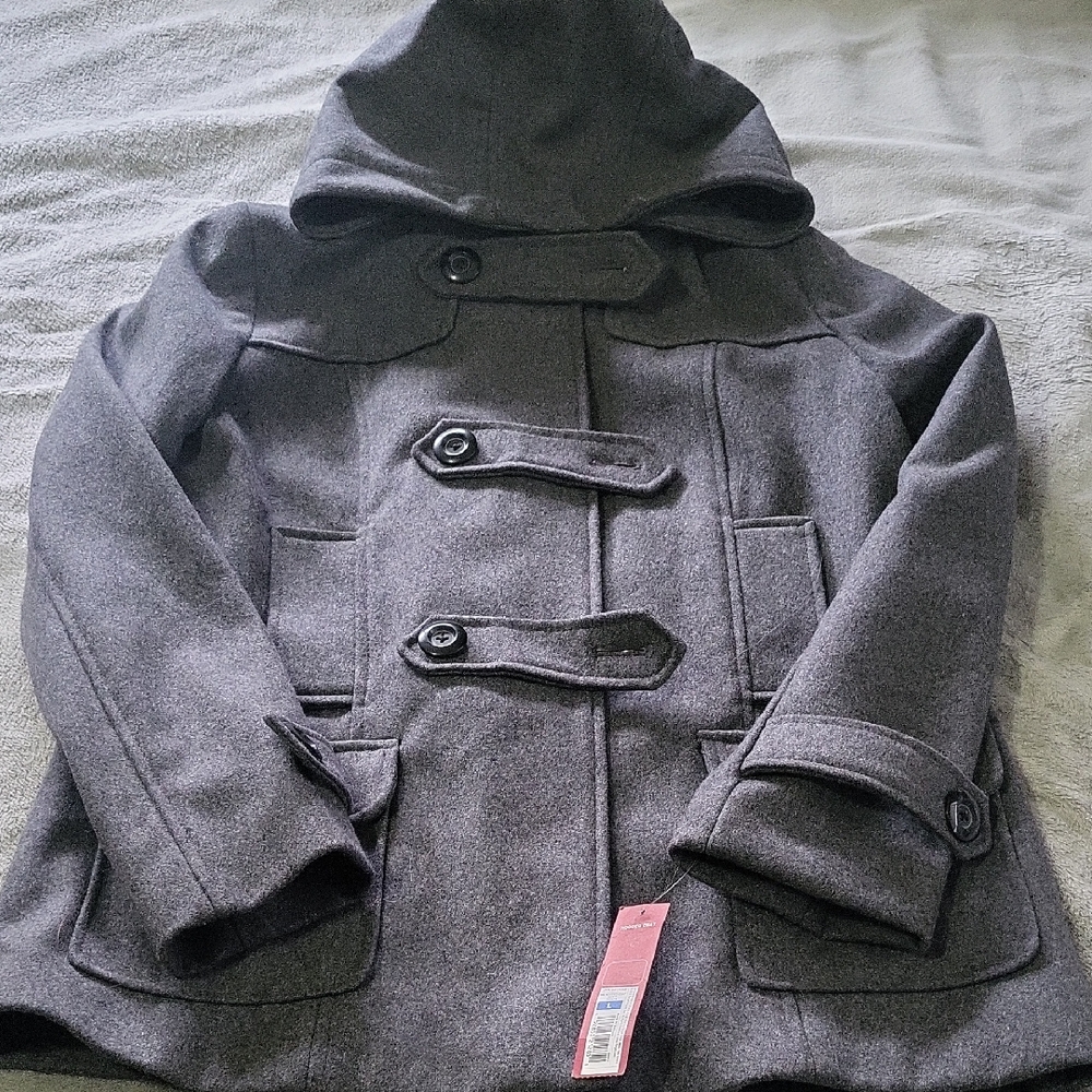Merona Gray Women's Pea Coat